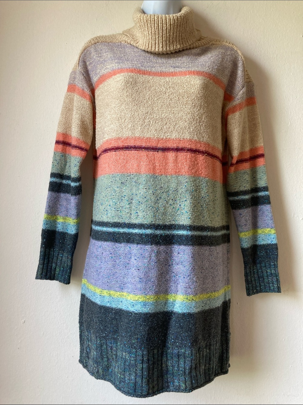 Anthropologie Daily Practice Turtleneck Jumper Sweater Dress Size XSP